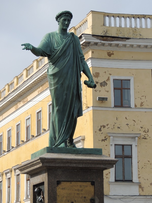 památník francouzskému vévodovi  Richelieu