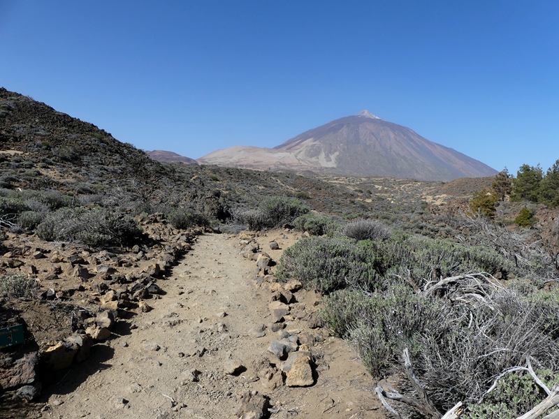 Trek z Portillo, Teide na dohled